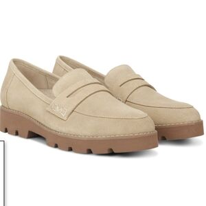 VIONIC WOMENS CHERYL II SUEDE Slip On LOAFERS IN SAND SIZE 10